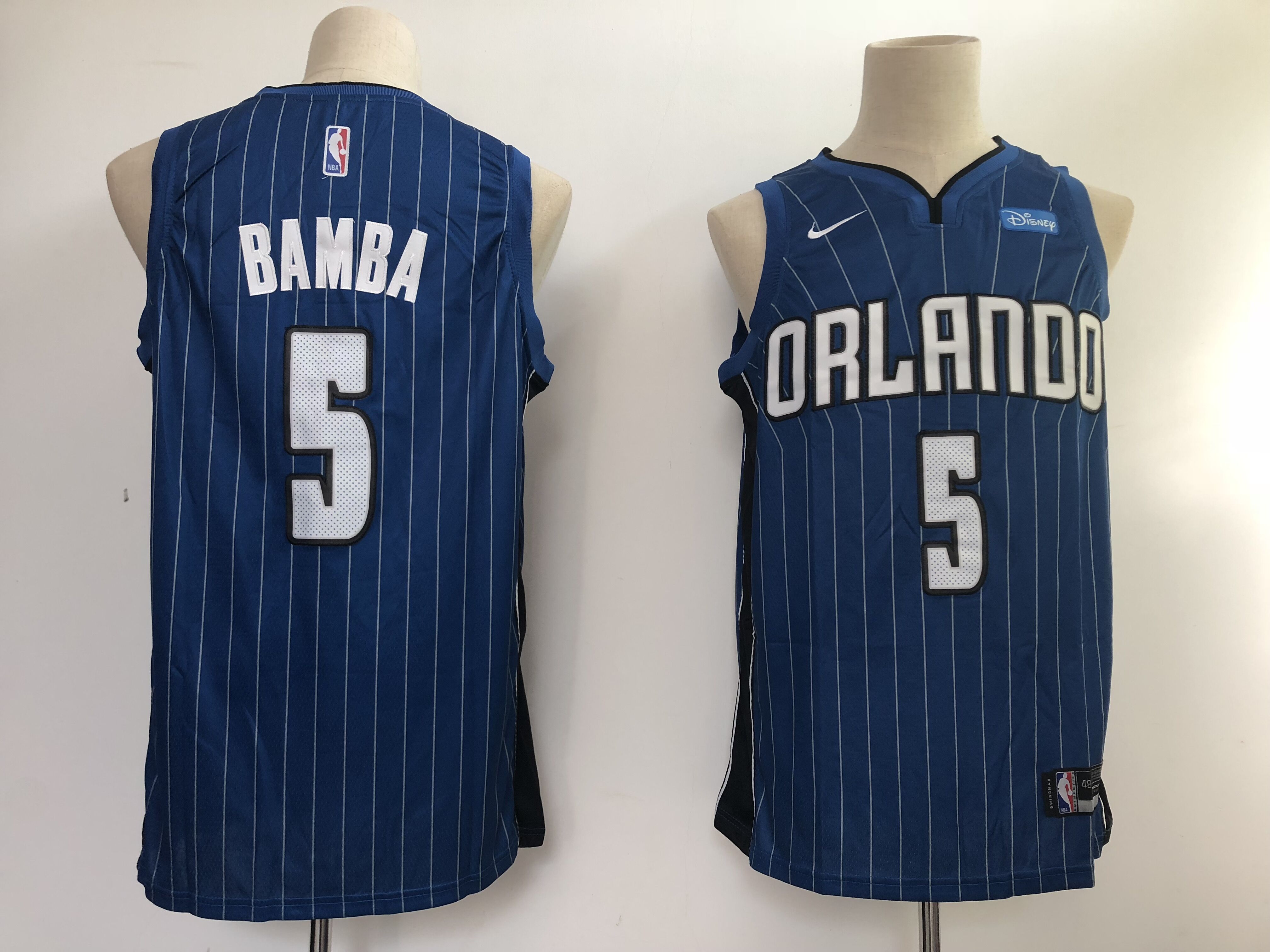 Men NBA Orlando Magic #5 Bamba blue game Nike NBA Jerseys